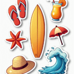 Travel & Exploration - Sticker Sheet v26